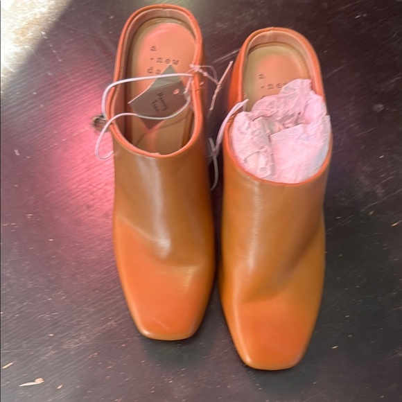a new day Shoes - A New Day Women's Orange Mules